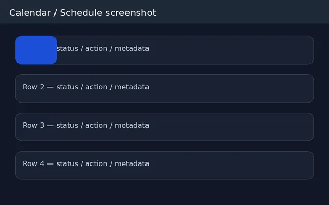Social Publisher drag-and-drop scheduling calendar